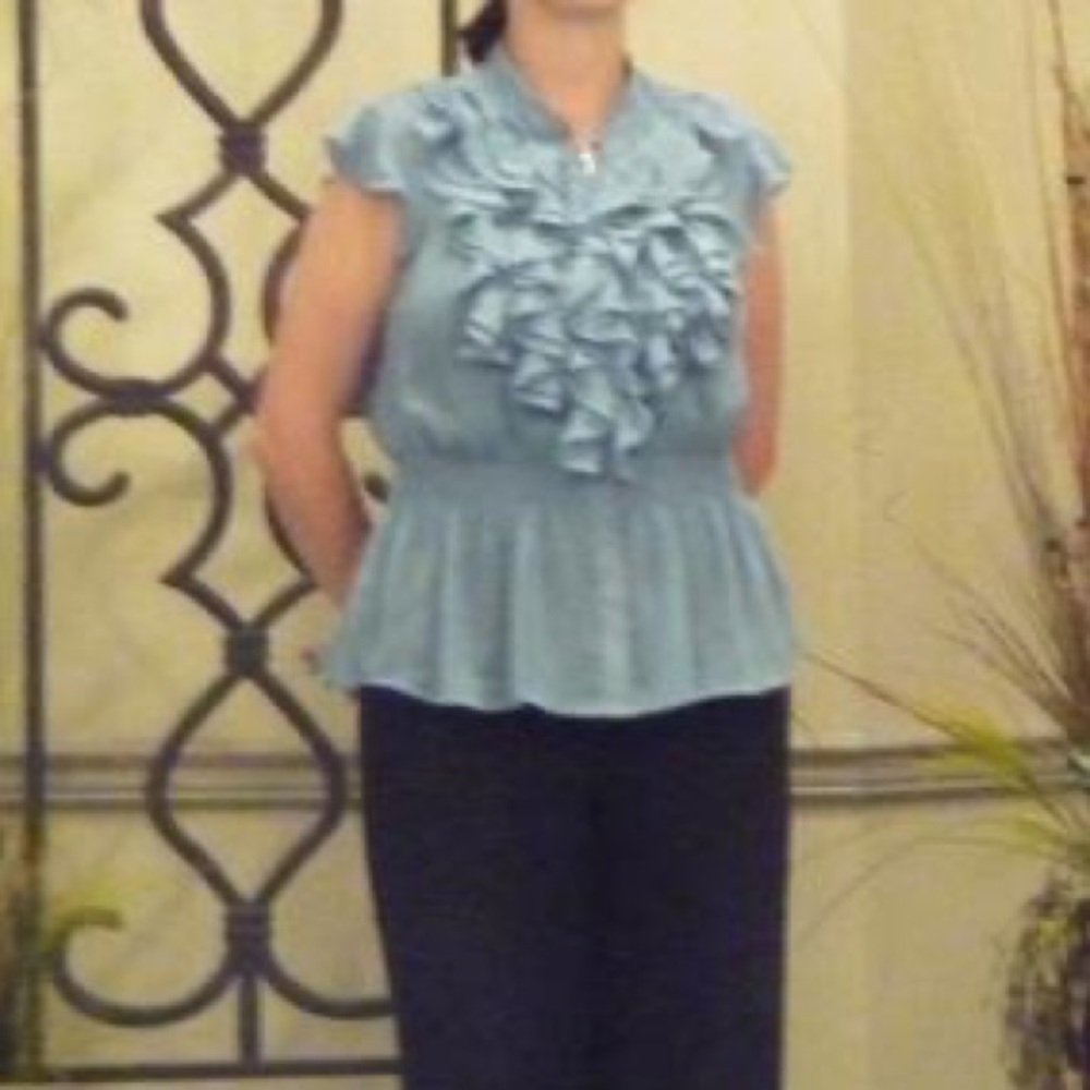 The Limited Ruffle Button Blouse - Picture 11 of 13